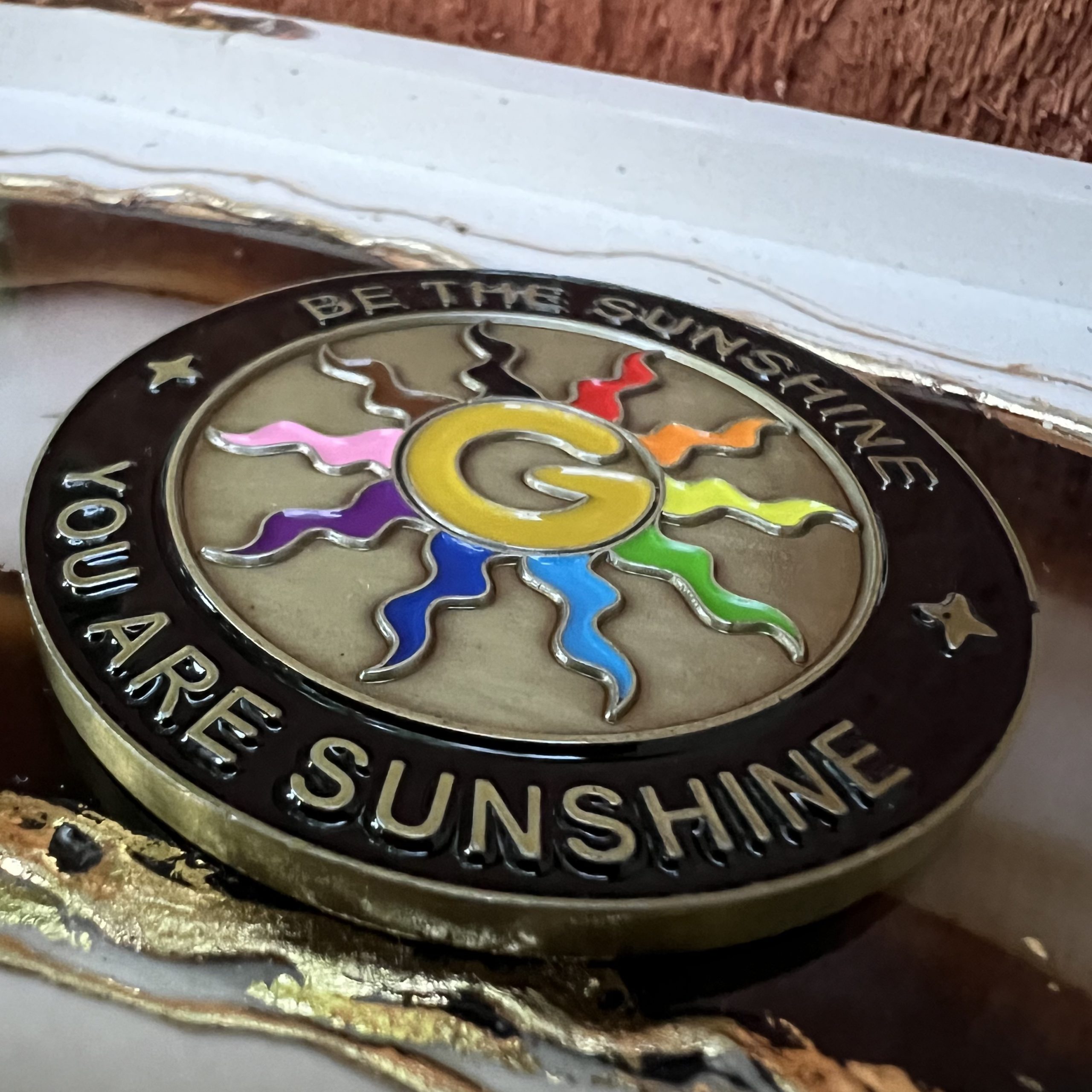 Gilly the Sunshine Wizard G Rainbow Logo
